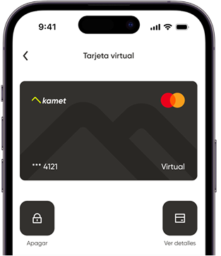 Control de tarjeta desde la app